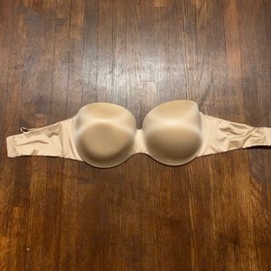 Nude strapless bra 34 DD